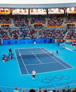 спортна акрилна настилка - многослойна