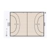 Тактическа дъска за хандбал 25.5 x 40.5 см — Dias Sport Тактическа дъска за хандбал