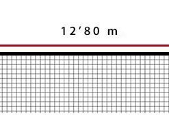 двойна мрежа за тенис -2, 5 мм