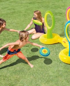 Игра с надуваеми дискове Flying Disc Toss Game-в парка