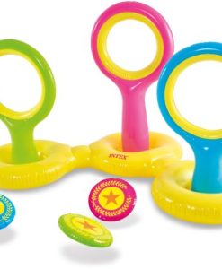 Игра с надуваеми дискове Flying Disc Toss Game-отблизо