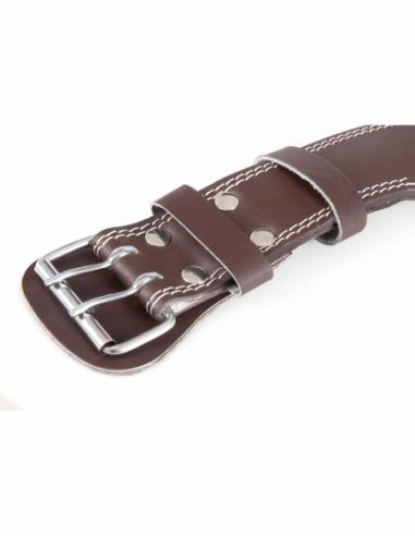 Cinturón de levantamiento de pesas de cuero con acolchado para levantadores de pesas AMILA — Dias Sport Кожен колан за вдигане на тежести с подплата - AMILA